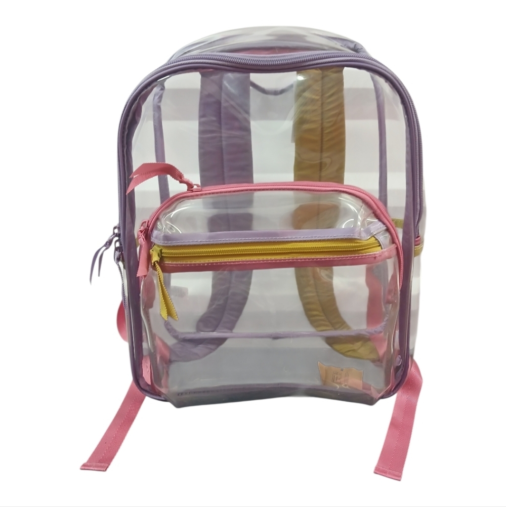 Vera Bradley Large Clear Backpack 2024 Clear Medley